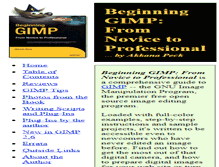 Tablet Screenshot of gimpbook.com